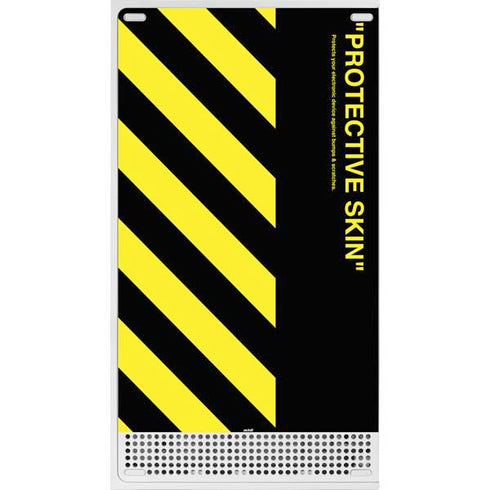 Black and Yellow Stripes Xbox Series S Skins